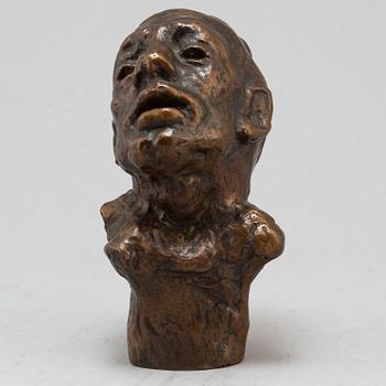 HELGE HÖGBOM, sculpture, bronze, brown patina, signed H.W.Högbom and with foundry mark AB Malmö butiksmontering.