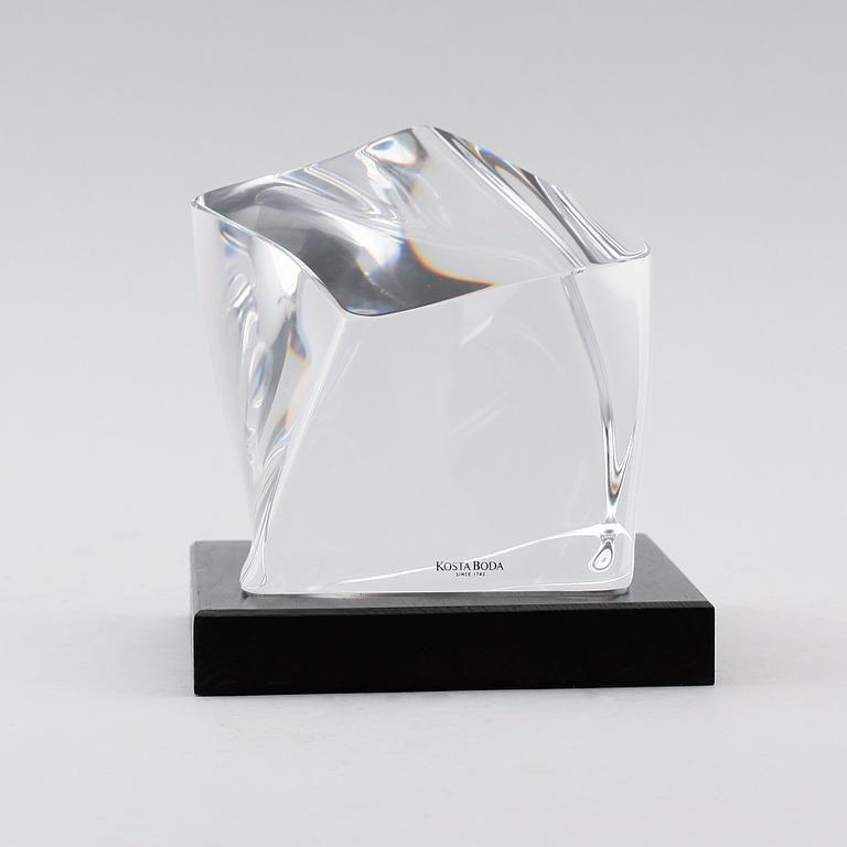 SKULPTUR, glas, Göran Wärff, Kosta Boda.