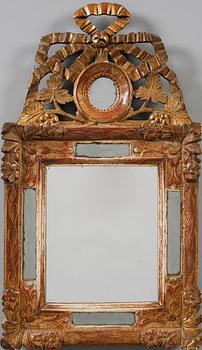 A 18th baroque mirror.