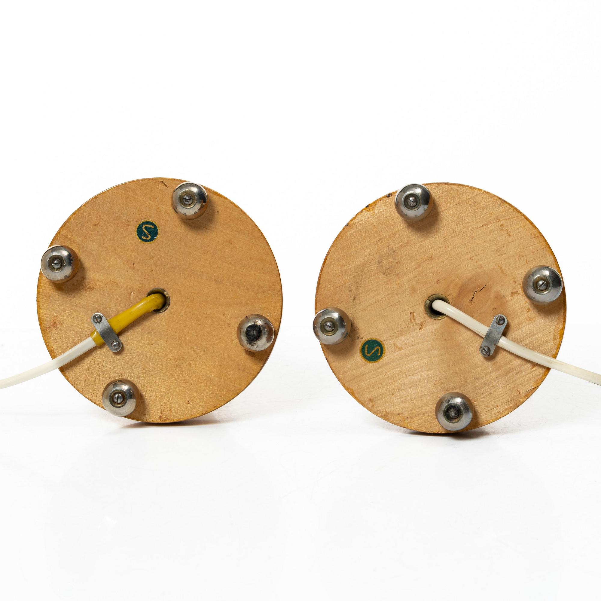 Bordslampor, ett par, Sverige, 1930/40-tal.