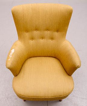 FÅTÖLJ, "Stora Furulid", Carl Malmsten, 1900-talets mitt.