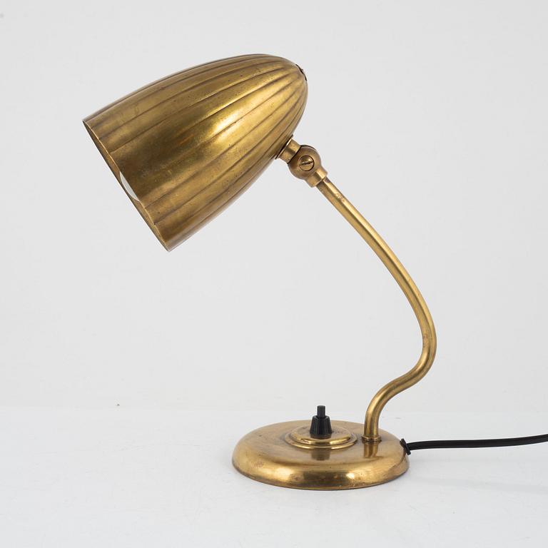 A Harald Notini 1940s table / wall light, model 15470, Böhlmarks.