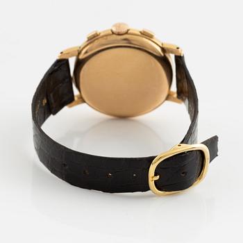 Movado, Non Magnetic, "M90", "Snake Hand", chronograph, wristwatch, 37 mm.