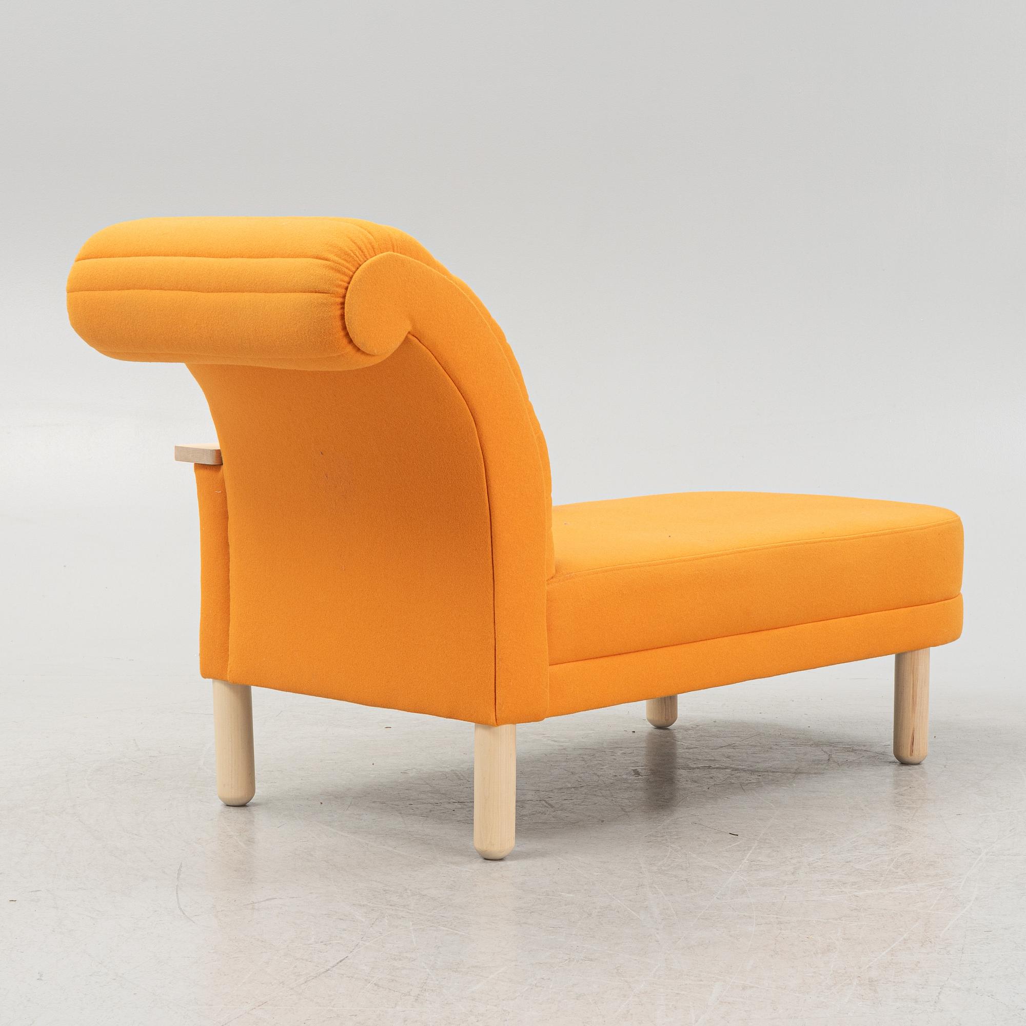 A daybed, made by a student at Carl Malmstensskolan, around 2018.