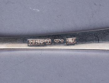 BESTICKUPPSÄTTNING, silver, 79 delar,"Rosenholm", GAB, Stockholm. Vikt ca 3000g.