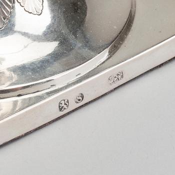 A COUPLE OF SILVER CANDLESTICKS, Braunschweig.