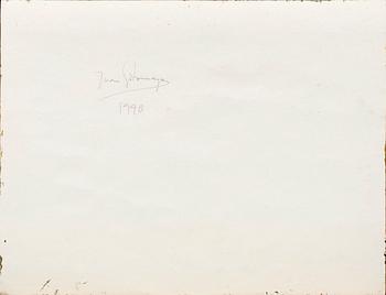 JUAN SOTOMAYOR, acrylic on paper, signed.