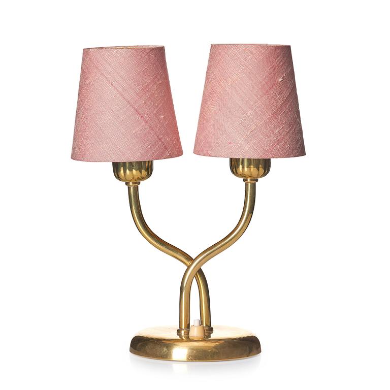 Harald Notini, bordslampa, modell "15543", Arvid Böhlmarks Lampfabrik, Stockholm, 1950-tal.