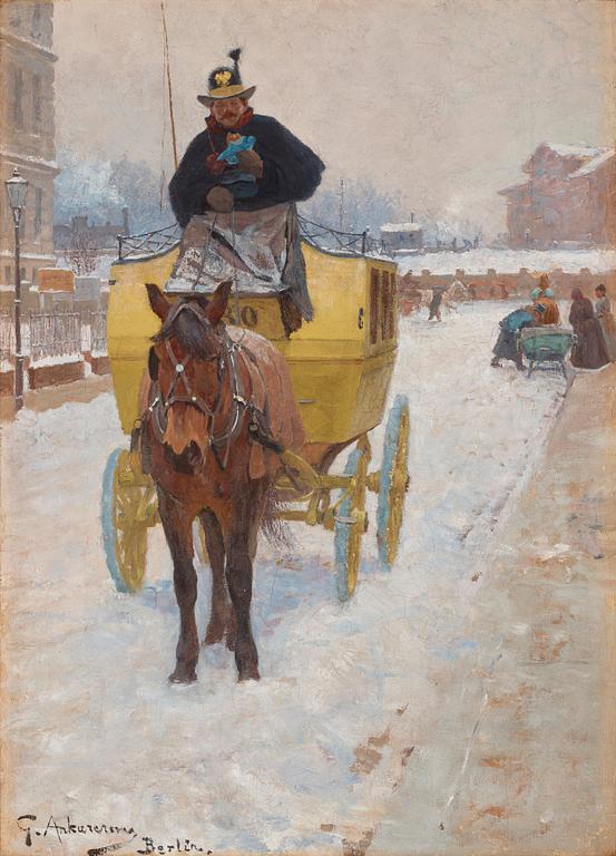 Gustaf Ankarcrona, Mail coachman.