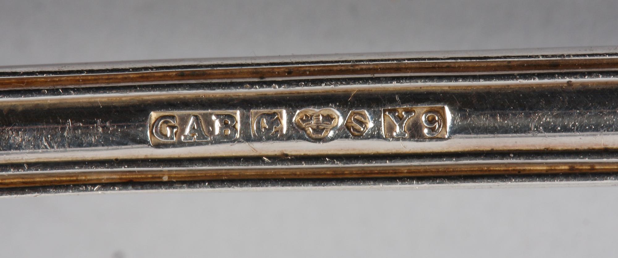 BESTICKSERVIS, 70 delar. Silver. GAB 1960-70-tal. Modell: Olga.