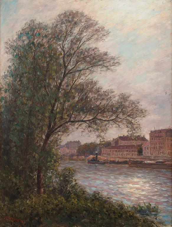 Per Ekström, "Landskap från Seine" (Landscape from Seine).