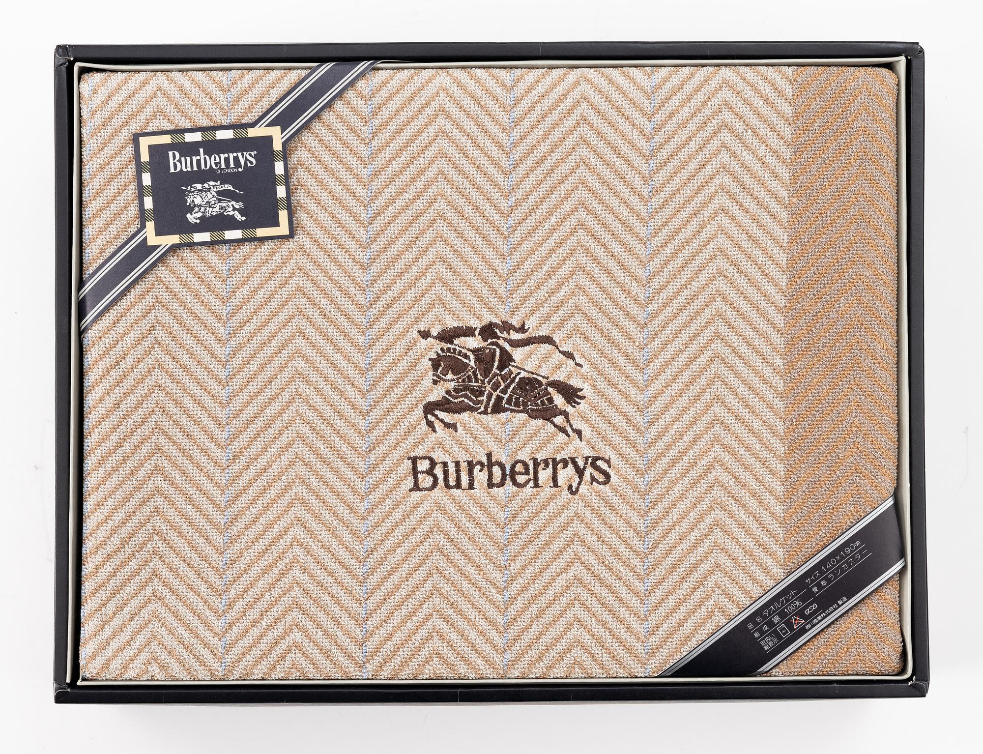 Burberrys, blanket.