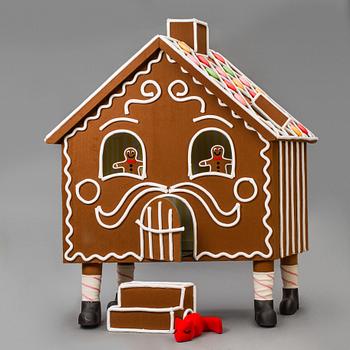 A gingerbread house made by JoAnn Tan Studio for NK 2016.