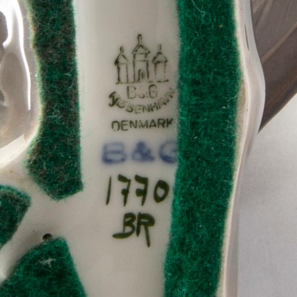 Figurine Bing & Gröndahl Denmark second half of the 20th century porcelain.