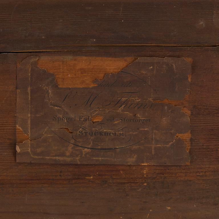 An early 19th century late Gustavian mirror.