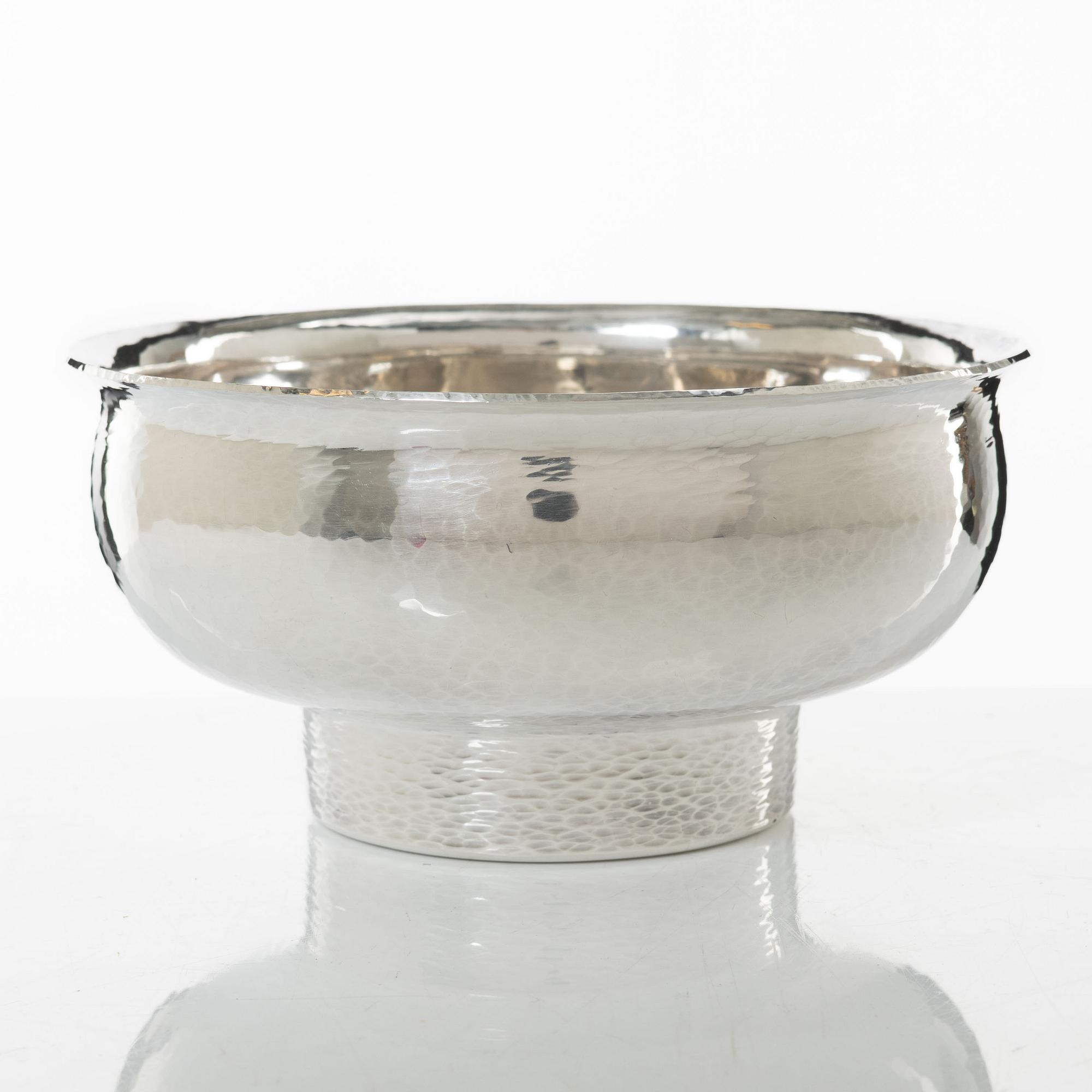 Atelier Borgila, skål, sterlingsilver, Stockholm 1978.