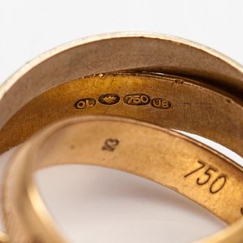 Cartier, les must de Cartier, ring "Trinity", 18K guld. Märkt Les must de Cartier, O 0796 I.