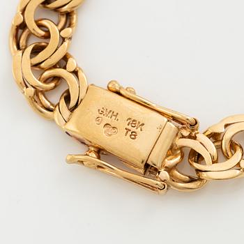 Armband, 18K guld, bismarck.