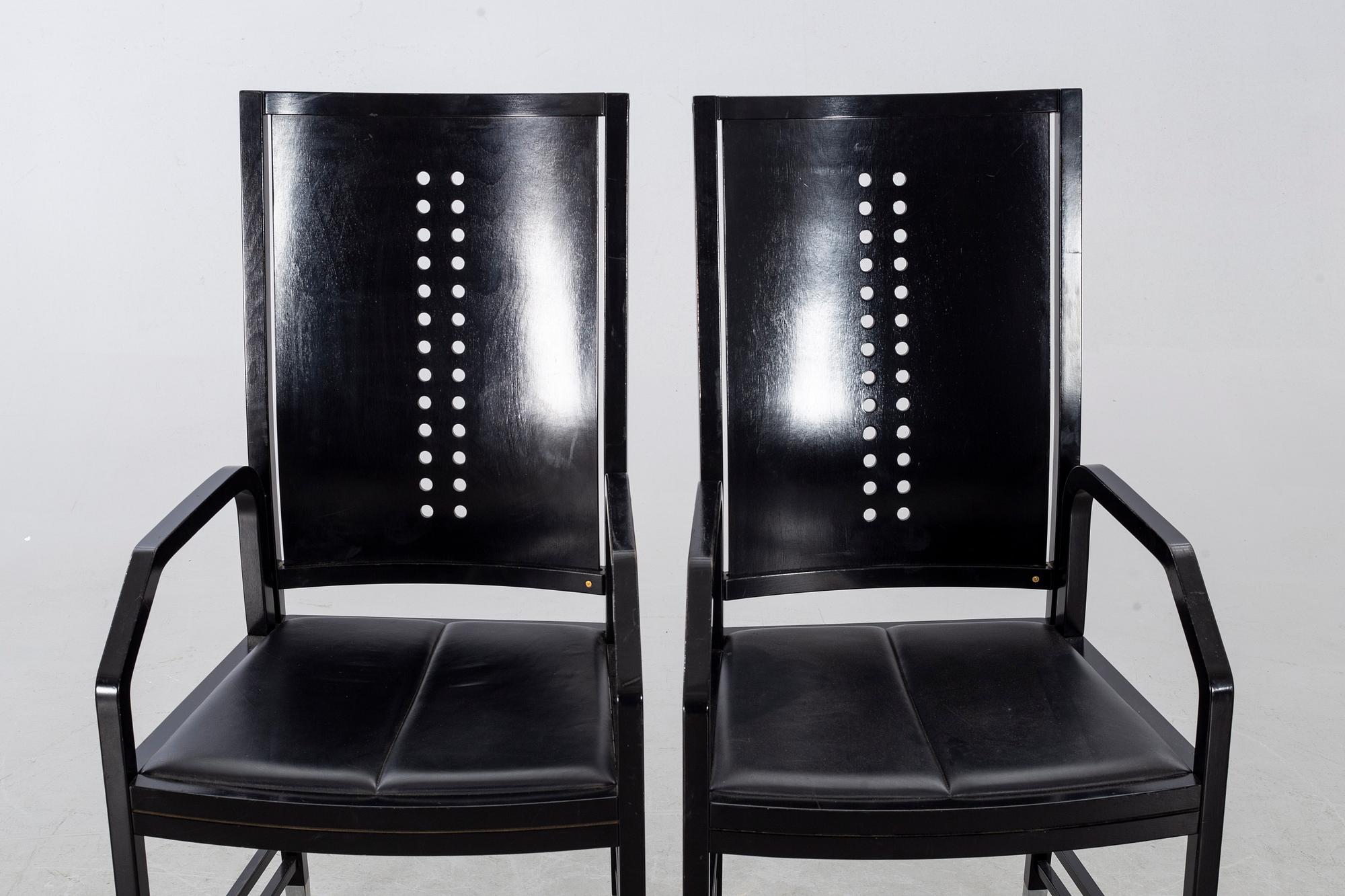 KARMSTOLAR ett par Thonet 1900-talets andra hälft.