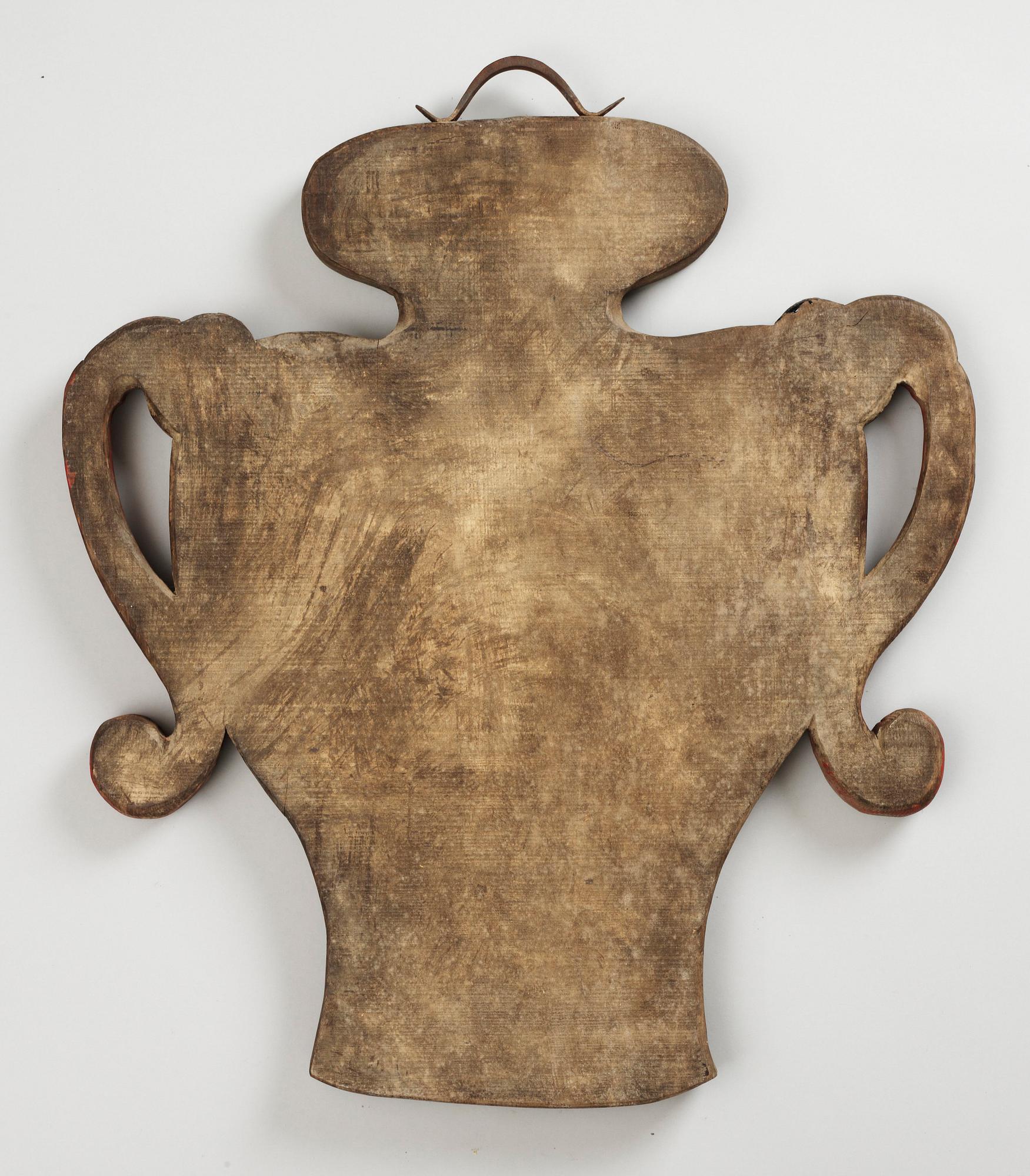 KANBAN (affärsskylt), trä, Japan 1900-tal.