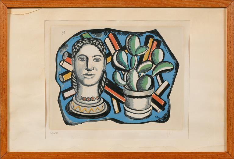 FERNAND LÉGER, color lithograph, signed and numbered 78/200.