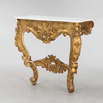 Console table, Rococo style, late 19th Century.