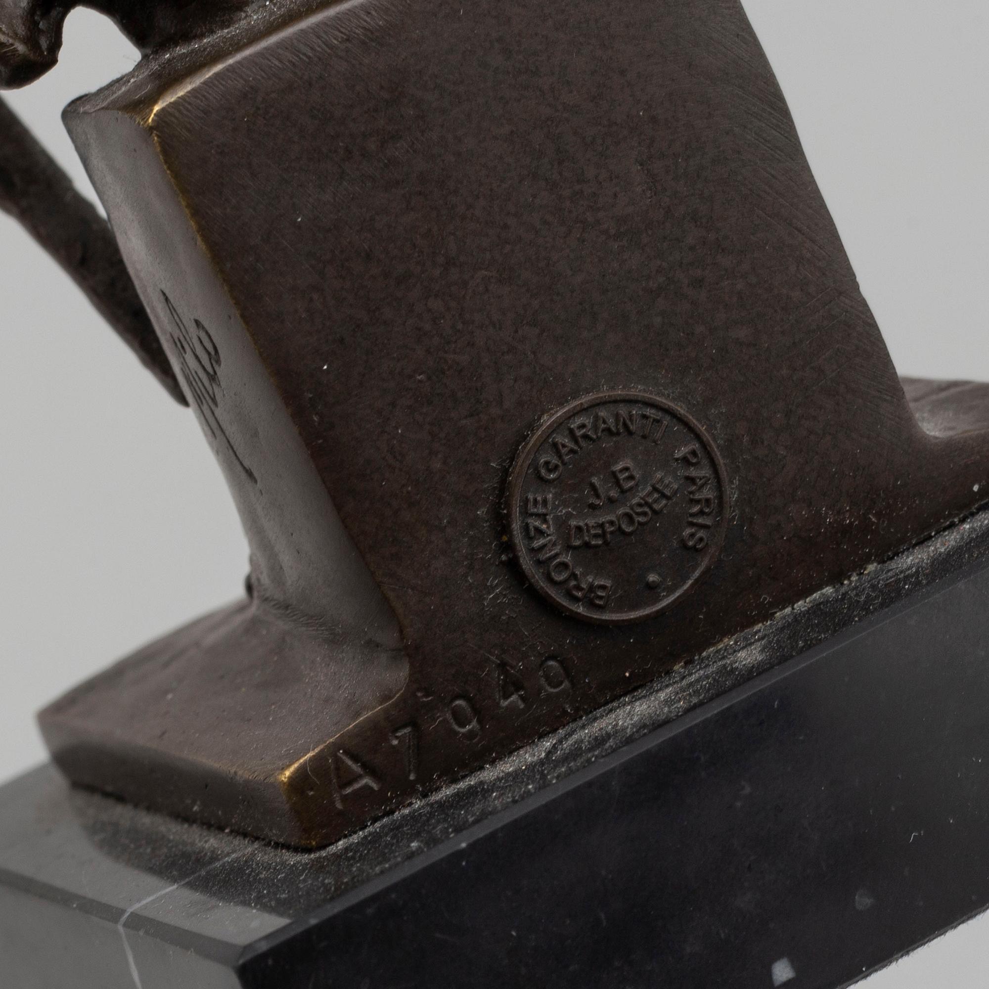 MAX MILO, SKULPTUR, brons, signerad Milo. Gjutarstämpel.