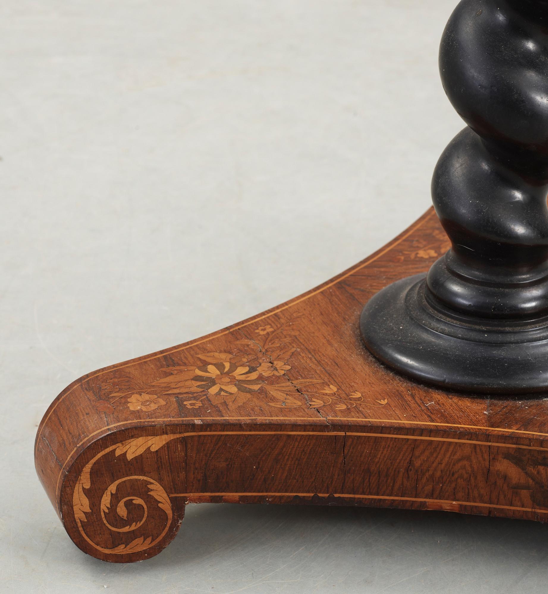 FÄLLBORD, 1800-tal.