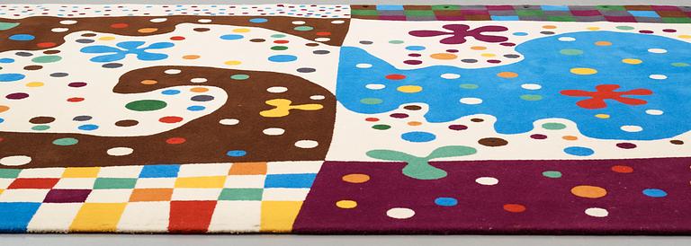 Josef Frank, Matta "Matta nr II", handtuftad, ca 397 x 278-279 cm (samt kortsidorna med ca 1 cm foder).