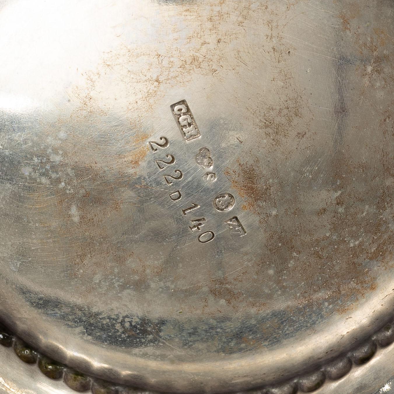 C.G. Hallberg, Two silver bowls, Stockholm, 1925.