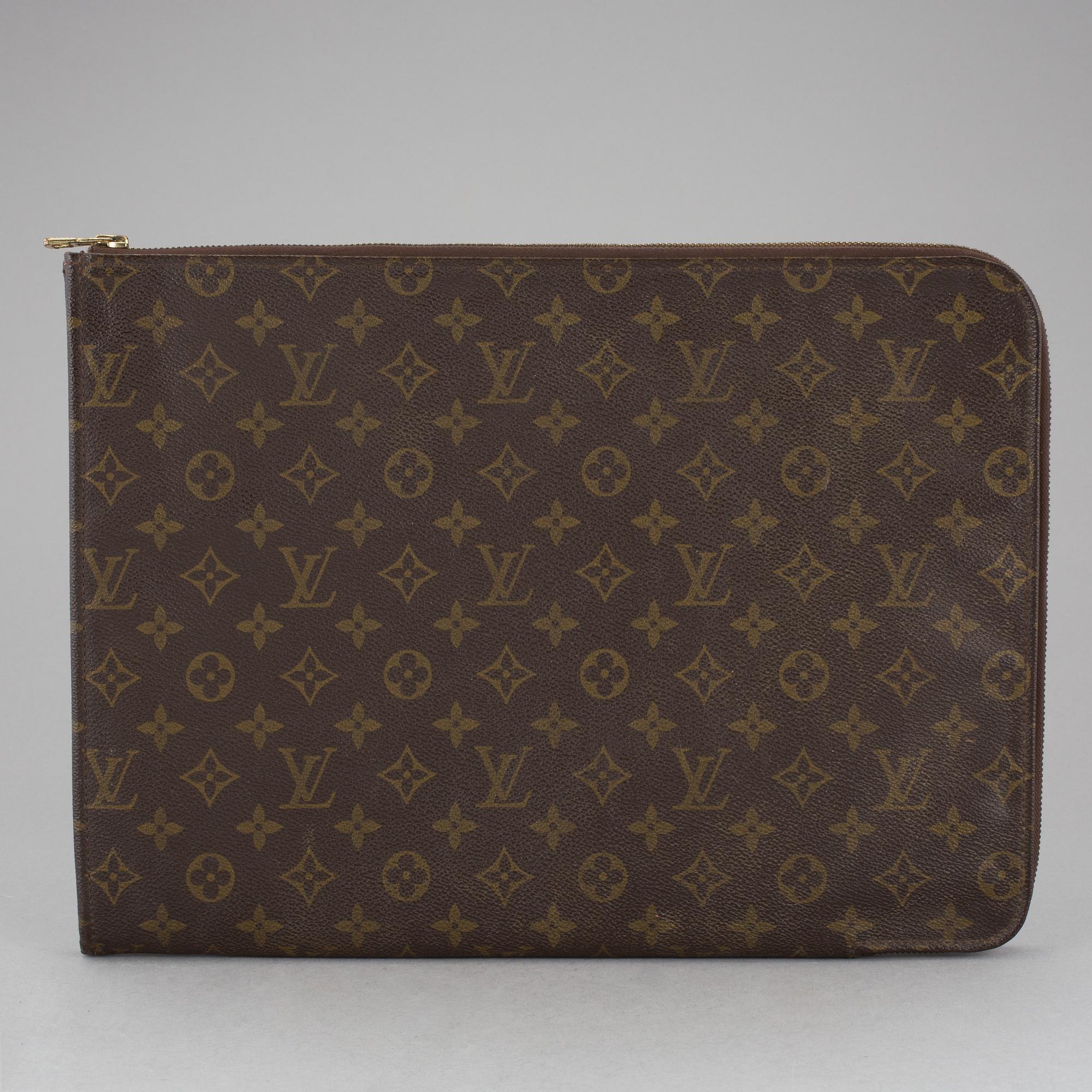 ATTACHÉVÄSKA, "Poche Documents", Louis Vuitton.