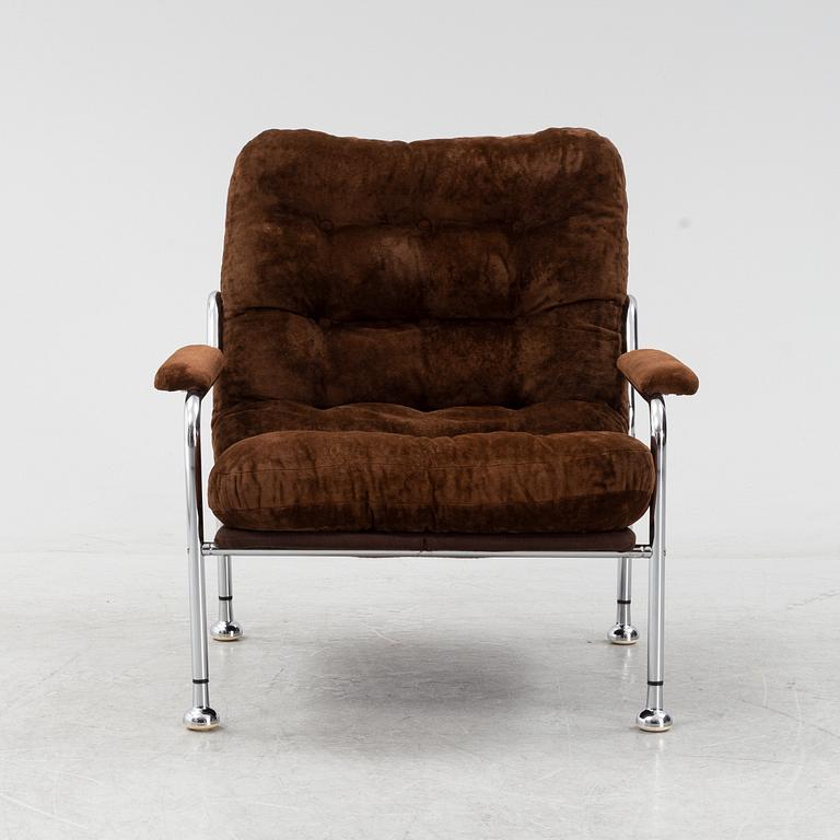 A 'Stålbo' easy chair by Bo Eigert, 1970's.