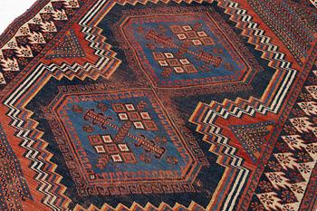 Matta, antik afshar, ca. 142 x 120 cm.