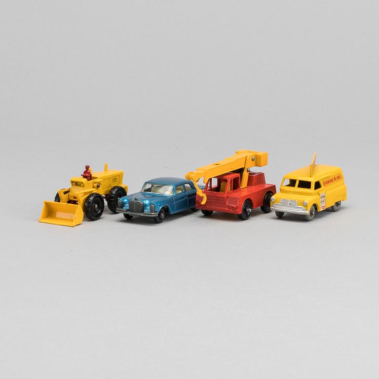 LESNEY MATCHBOX SERIES FOUR CARS.