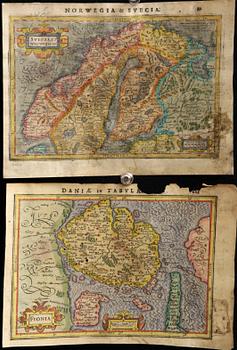 KARTOR, 2 st, Mercator 1621.