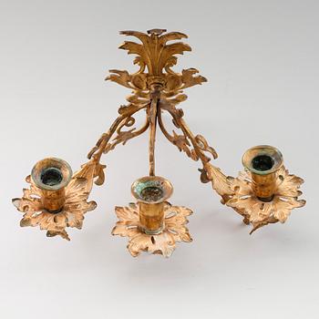 VÄGGAPPLIQUE, nyrokoko, 1800-talets andra hälft.