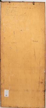 Torsten Renqvist, assemblage i låda, a tergo signerad.