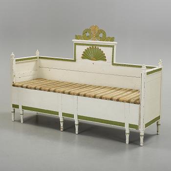 SOFFA, gustaviansk, omkring 1800.