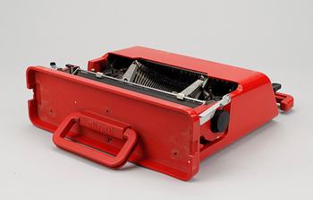 SKRIVMASKIN, "Valentine", Perry King samt Ettore Sottsass, Olivetti, 1900-tal.