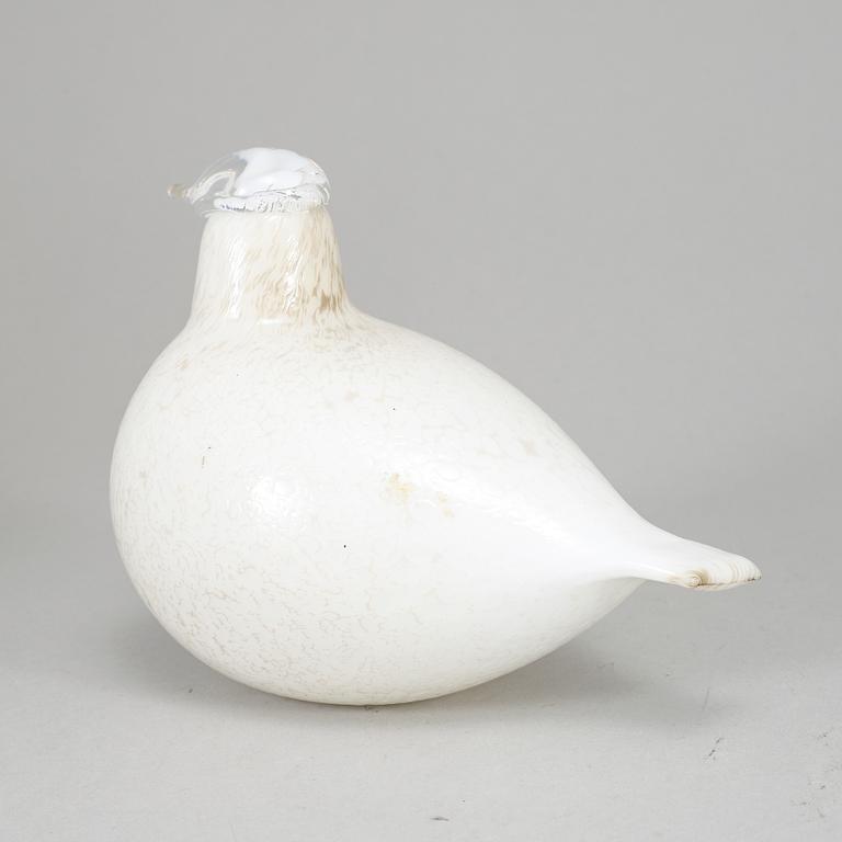 OIVA TOIKKA, glasfågel, "Riekko", Pro Arte, Iittala Nuutajärvi Notsjö, Finland.