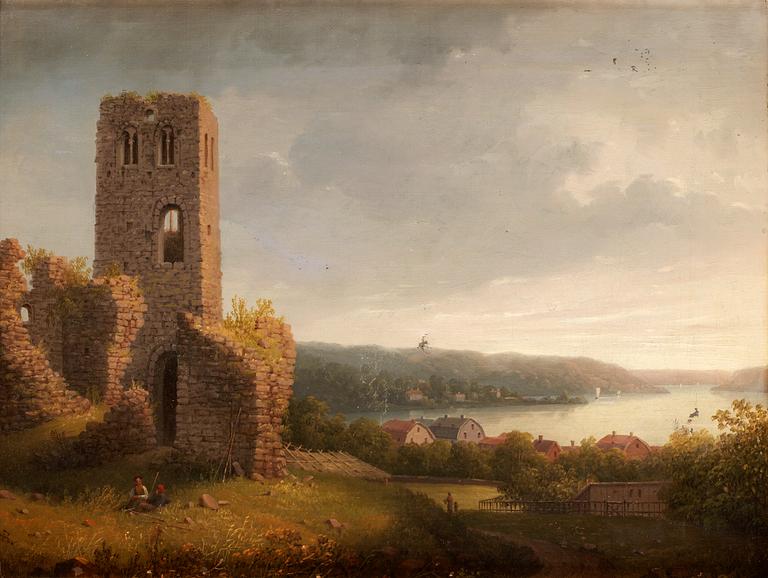 Carl Abraham Rothstén, "Sankt Pers ruin, Sigtuna".