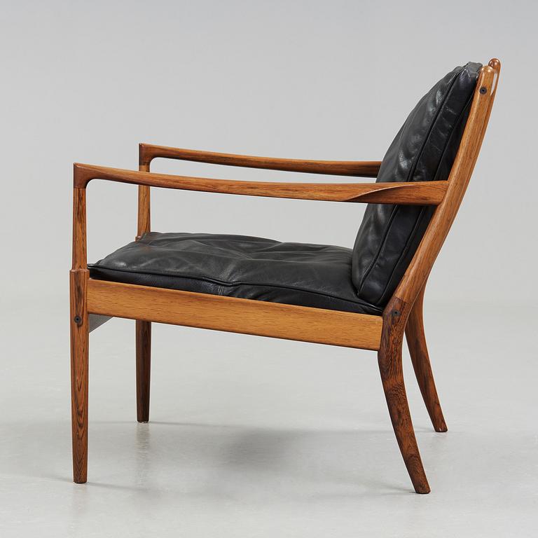 An Ib Kofod Larsen palisander 'Samsö' easy chair, OPE-möbler, Sweden 1960's.