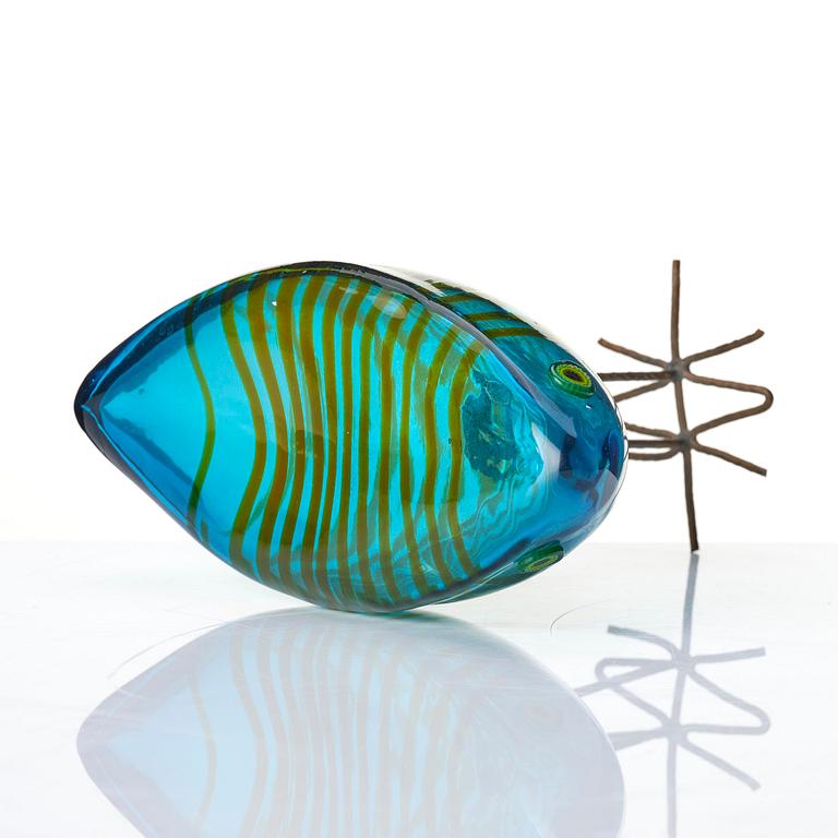 Alessandro Pianon, a "Pulcino" glass sculpture of a bird, Vistosi, Italy, 1960s.