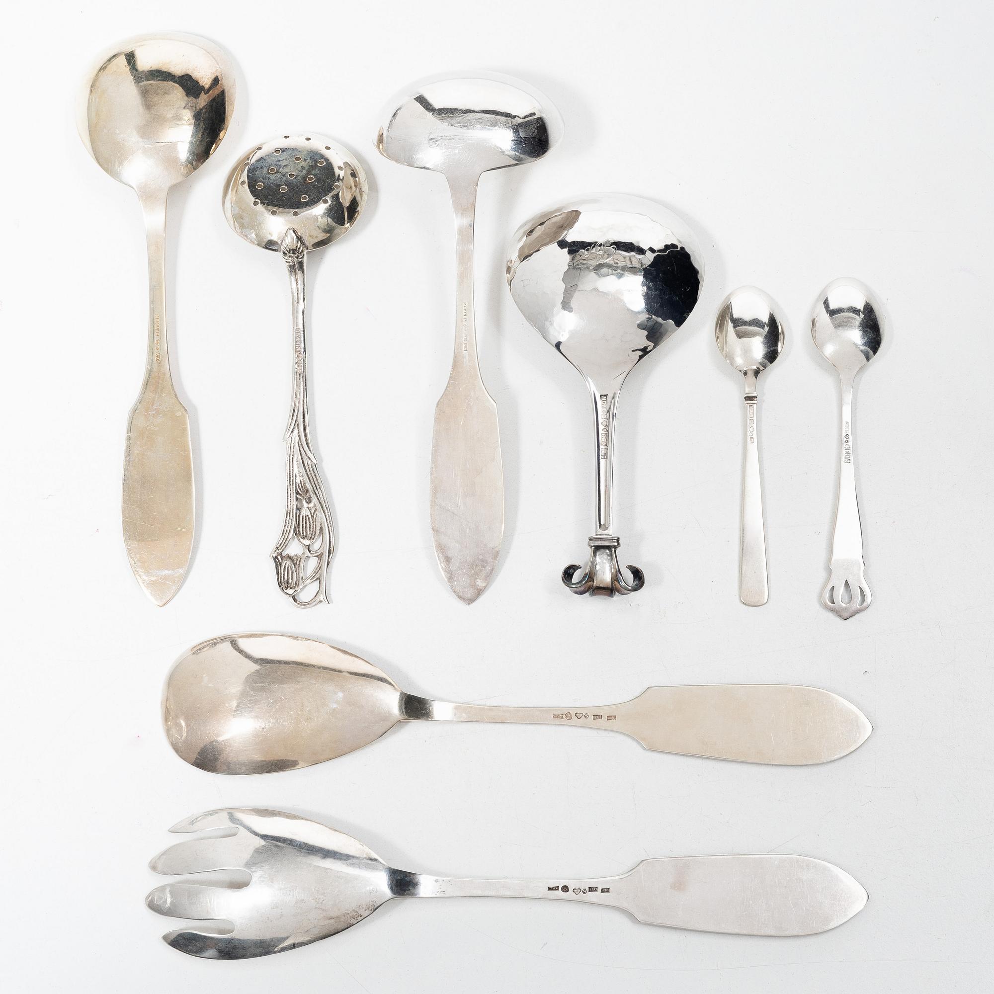 Cutlery, 31 pcs, silver, Sweden 20th century.