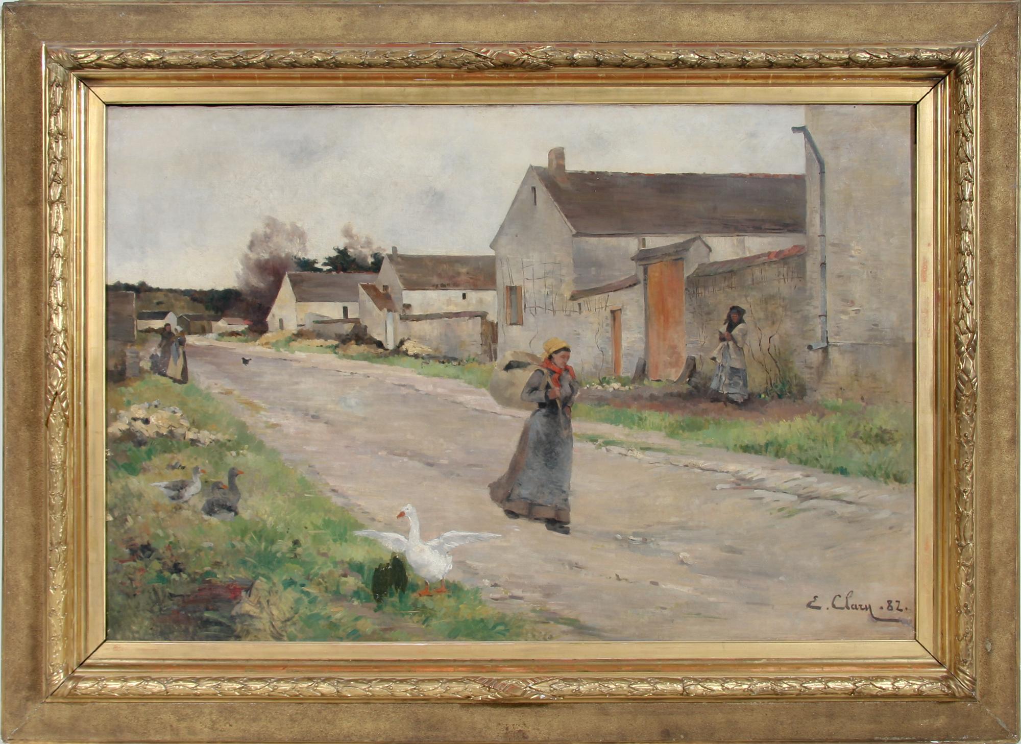 EUGENE CLARY, olja på duk, sign o dat -82.