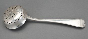 STRÖSOCKERSKED, silver. Olof Yttraeus, Uppsala 1794. Vikt ca 65 cm.