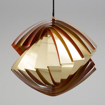 LOUIS WEISDORF, takarmatur, "Konkylie", sk. Tivolilampa, formgiven för Lyfa, 1968.