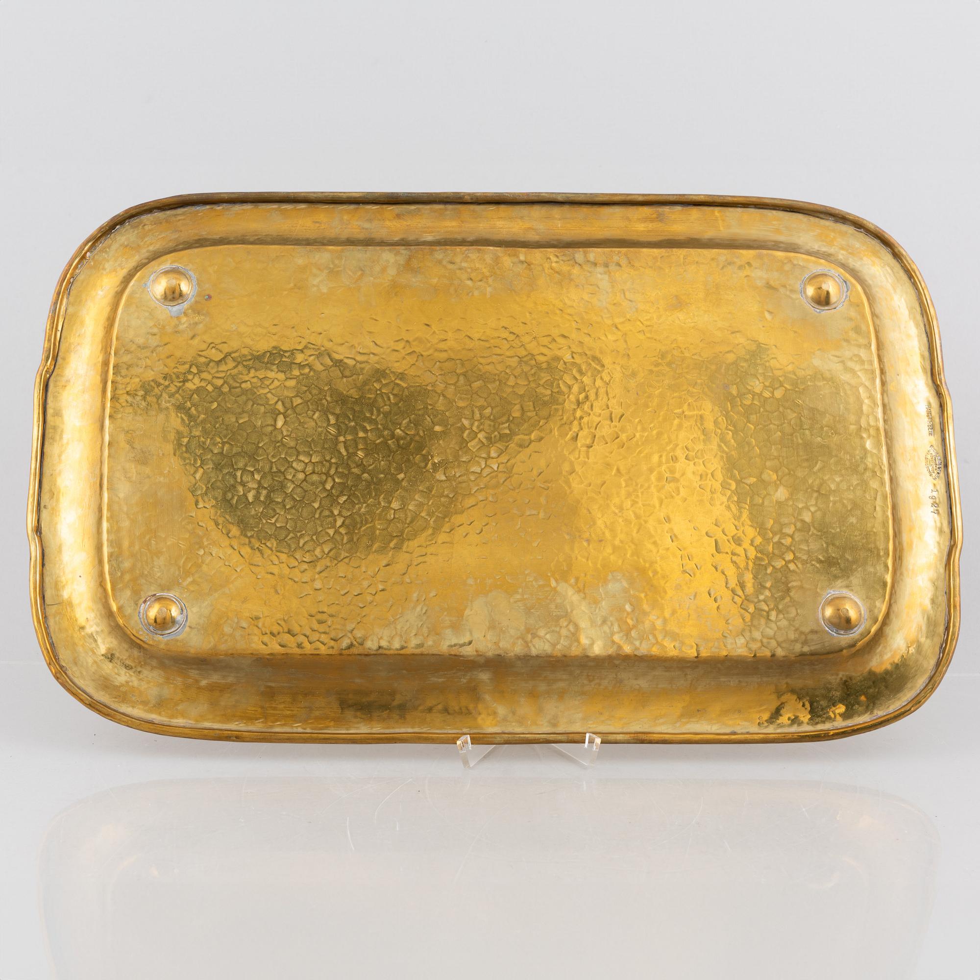 Two trays, including Rich Ringström, Helsingborg 1927.