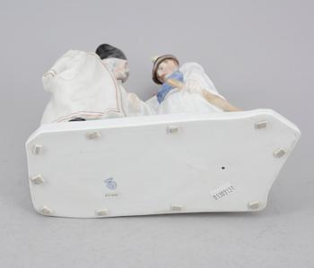 FIGURINER, 2 st, porslin, Herend, Ungern.