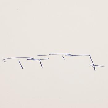 AUTOGRAFER AV IDROTTSMÄN, 14 st, bla Jesse Owens, Björn Borg och Jack Dempsey, egenhändiga.